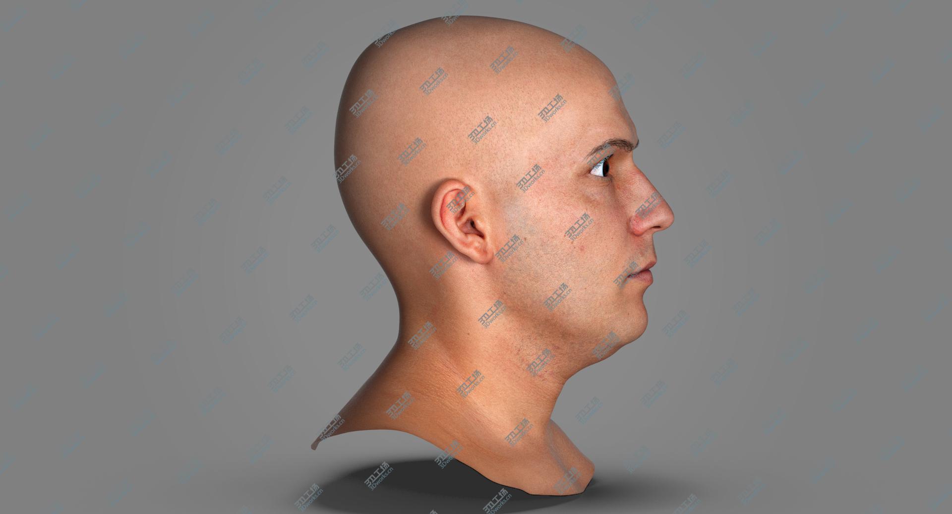 images/goods_img/202105073/PBR Marcus Real Human Head Upper Lid Raiser AU5 3D model/1.jpg